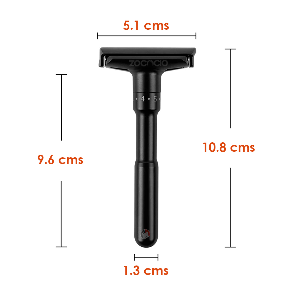 Vista 2 de Maquina De Afeitar Doble Filo - COLOR: Gris